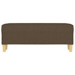Banc banquette 100 x 35 x 41 cm tissu marron 02_0010588