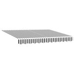 vidaXL Auvent rétractable automatique anthracite et blanc 300x250 cm
