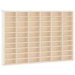 vidaXL Vitrine de collection en bois avec 60 compartiments