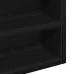 Vitrine vidaXL Cabinet Noir Chêne 100x8 5x75 cm Bois d'ingénierie