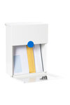 Boîte aux Lettres en Acier  Tondo E6721-BLU  Serrure Protégée  Anti-pluie  Blanc