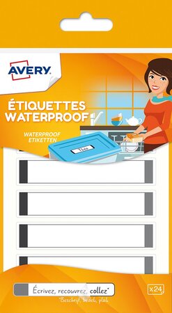 24 étiquettes waterproof