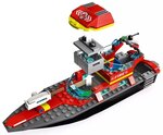 LEGO City - Set de Bateau de Sauvetage des Pompiers 60373