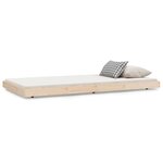 vidaXL Cadre de lit sans matelas 100x200 cm bois massif de pin