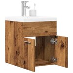 vidaXL Ensemble de meubles salle de bain 2 Pièces bois d'ingénierie