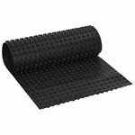 vidaXL Feuille de drainage nervurée Noir 0 5 x 20 m HDPE