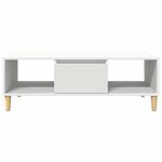 vidaXL Table basse Blanc 102 x 55 x 35 cm