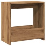 vidaXL Table d'appoint chêne artisanal 50x26x50 cm bois d'ingénierie