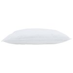 vidaXL Oreillers 2 Pièces Blanc 60 x 70 cm 130gsm 100  coton
