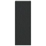 vidaXL Armoire Murale 33 x 34 5 x 90 cm Bois d'ingénierie Noir