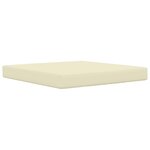 vidaXL Coussin de canapé d'extérieur 2 Pièces Crème Polyester