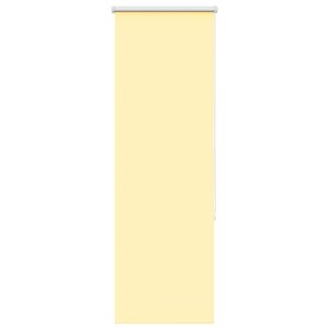 vidaXL Store enrouleur occultant jaune largeur du tissu 50 7 cm