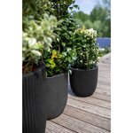 Capi Jardinière Urban Smooth 43x41 cm noir KBL933