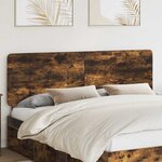 vidaXL Tête de lit Chêne fumé 200 cm Bois d'ingénierie
