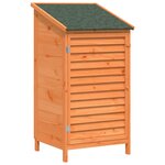 vidaXL Abri de jardin Marron 59 x 56 x 113 5 cm Bois de Sapin Massif