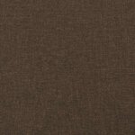 vidaXL Cadre de lit sans matelas marron foncé 90x190 cm tissu
