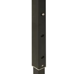 vidaXL Tente de réception pliable avec parois Rouge 3x3 m