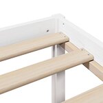 vidaXL Lit pour personne âgée avec tête de lit sans matelas 140x200 cm