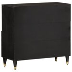 vidaXL Armoire latérale 80x33x75 cm bois massif de manguier