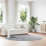 vidaXL Tapis Shaggy à poils longs NAVARRA gris clair 240x240 cm
