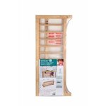 Barrière de lit bois nature 90 cm