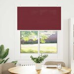 vidaXL Store plissé rouge bordeaux 110x100 cm largeur du tissu 109 4cm