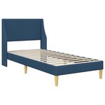 vidaXL Cadre de lit avec matelas avec tête de lit Polyester