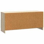 vidaXL Meuble TV Chêne Sonoma 102 x 34 5 x 47 cm Bois d'ingénierie