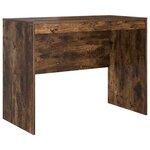 vidaXL Bureau Chêne fumé 100 x 50 x 76 cm Bois d'ingénierie