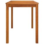 vidaXL Table de jardin 110x55x67 cm Bois d'acacia solide