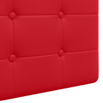 vidaXL Tête de lit suspendue Rouge Simili cuir