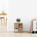 Table d'appoint vidaXL en chêne 40x40x40 cm en bois d'ingénierie