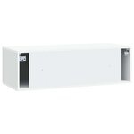 vidaXL Meuble TV mural Blanc 99 x 41 x 30 cm Bois d'ingénierie