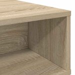 vidaXL Table basse Chêne Sonoma 48 x 46 x 35 cm Bois d'ingénierie