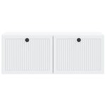 vidaXL Meuble TV mural Blanc 78 5 x 31 x 30 cm Bois d'ingénierie