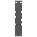 vidaXL Pieds de table basse en forme de A  2 pièces  anthracite  50 x (30-31) cm  acier