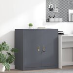 vidaXL Armoire de rangement Anthracite 90 x 40 x 90 cm Acier