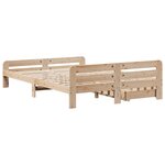 vidaXL Cadre de lit sans matelas 150x200 cm bois de pin massif
