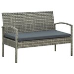 Salon de jardin meuble d'extérieur ensemble de mobilier 5 pièces avec coussins résine tressée gris 02_0016442