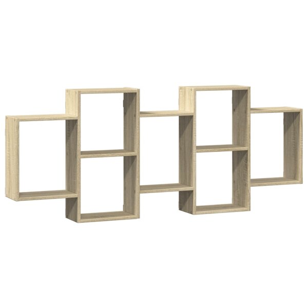 vidaXL Étagère murale chêne sonoma 159x18x65 cm bois d'ingénierie