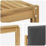 vidaXL Ensemble de canapés d'extérieur 9 pc Blanc et anthracite