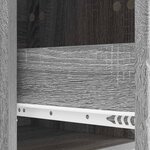 vidaXL Cabinet de chevet mural Sonoma gris 49 x 34 5 x 20 cm