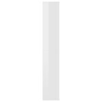 vidaXL Séparateur de pièce/Bibliothèque blanc brillant Bois ingénierie