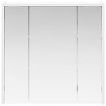 vidaXL Armoire Miroir de Salle de Bain Blanc 63 5 x 16 x 62 5 cm