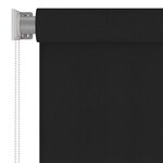 vidaXL Store roulant d'extérieur 100x230 cm Noir