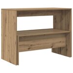 vidaXL Ensemble table à manger et bancs 3 Pièces bois d'ingénierie