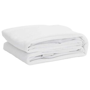 vidaXL Protège-matelas blanc 160x200 cm imperméable