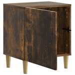 vidaXL Cabinet de chevet Chêne fumé 43 x 34 5 x 50 cm
