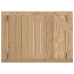 vidaXL Table d'appoint de salle de bain 50x35x45cm bois de teck solide
