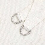 vidaXL Voile d'ombrage 160 g/m² Blanc 7x7 m PEHD